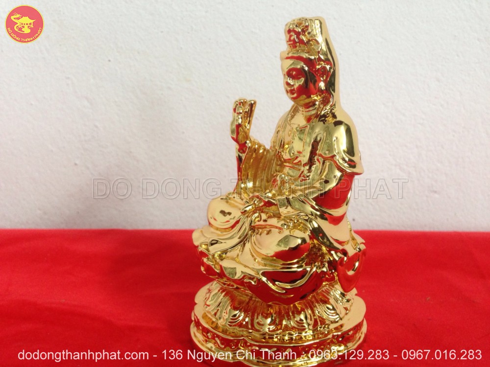 Địa chỉ bán tượng Phật bằng Đồng Quán Thế Âm Bồ Tát đẹp để trong ô tô