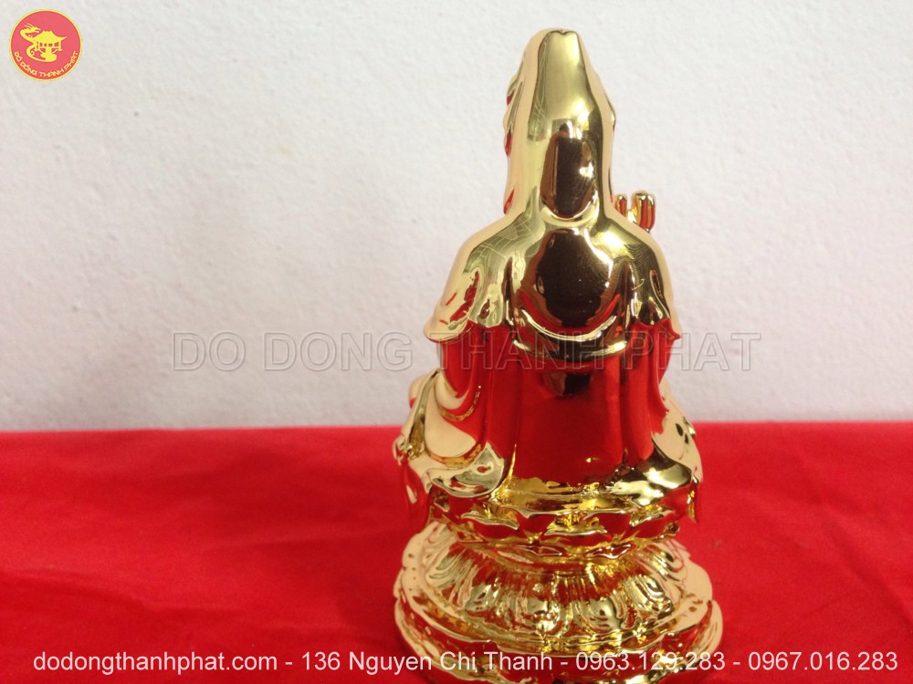 Địa chỉ bán tượng Phật bằng Đồng Quán Thế Âm Bồ Tát đẹp để trong ô tô