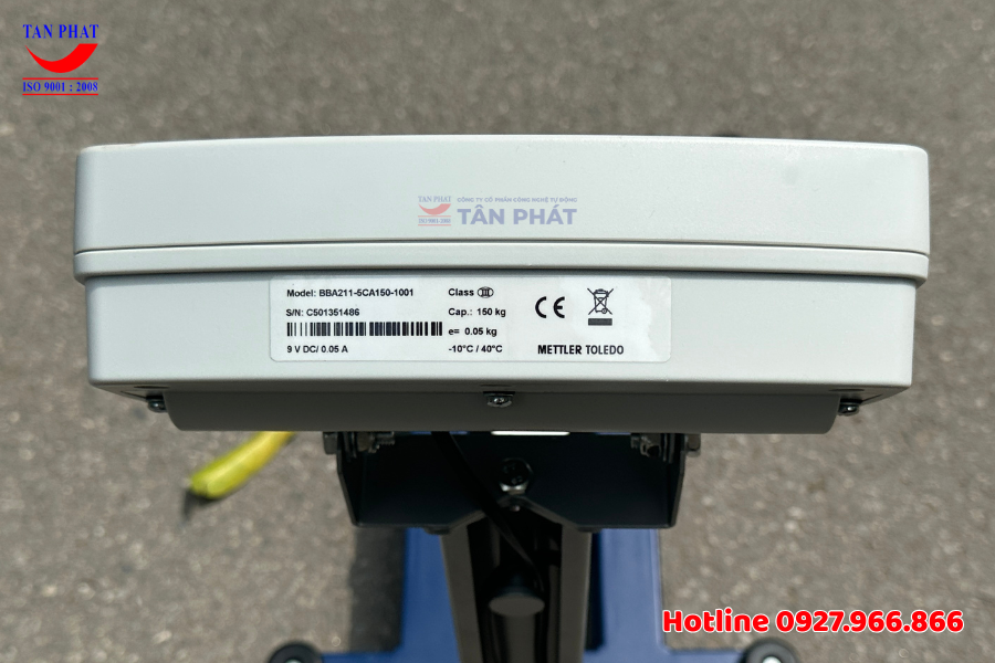 CÂN BÀN ĐIỆN TỬ 150KG BBA211 METTLER TOLEDO