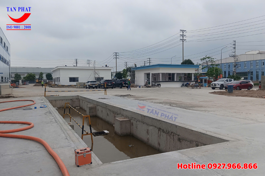 Dự án lắp đặt trạm cân ô tô điện tử 80 tấn tại Bắc Giang