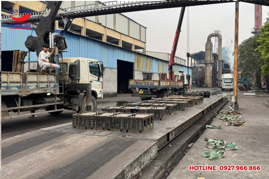 Kiểm định trạm cân 60 tấn tại Kinh Môn, Hải Phòng