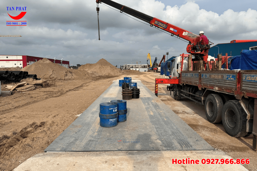 BÀN GIAO CÂN Ô TÔ ĐIỆN TỬ 100 TẤN TẠI YÊN PHONG, BẮC NINH