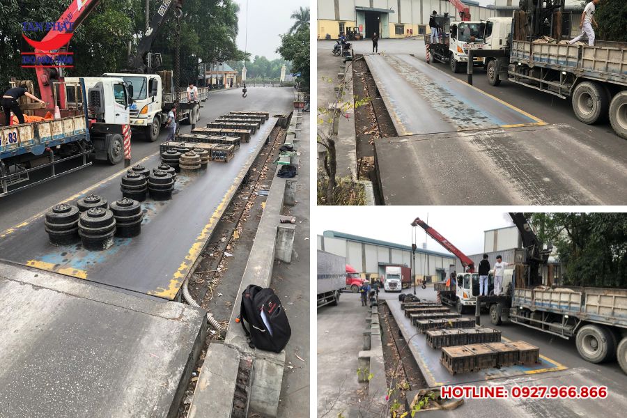 Kiểm định trạm cân 100 tấn tại Kinh Môn, Hải Phòng
