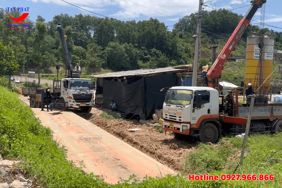 Kiểm định cân ô tô điện tử 100 tấn tại Ngọc Lặng, Thanh Hóa