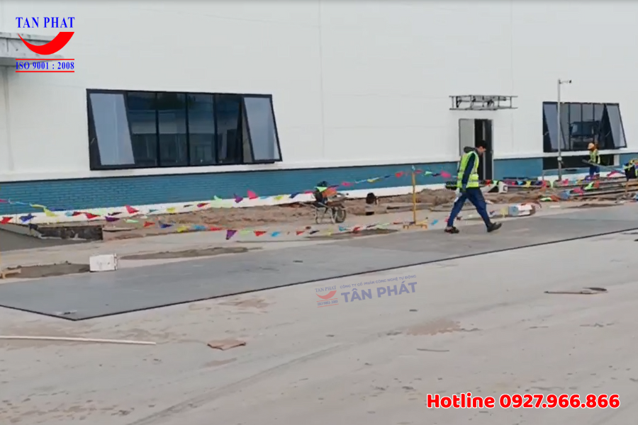 Dự án lắp đặt trạm cân ô tô điện tử 80 tấn tại Bắc Giang