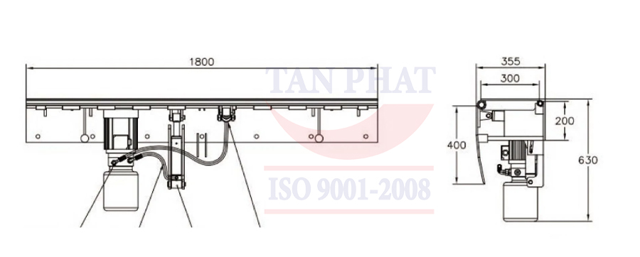 Bản vẽ cơ khí sàn nâng thủy lực loại nhỏ