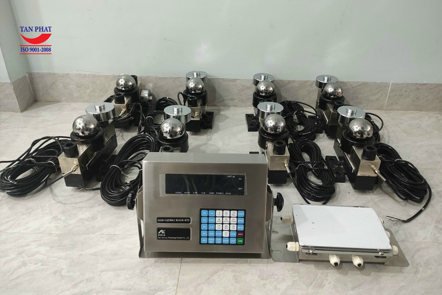 Bộ thiết bị cân điện tử 60 tấn dài 16m / 18m