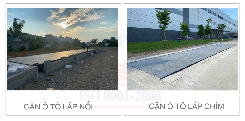 Các hình thức lắp đặt trạm cân