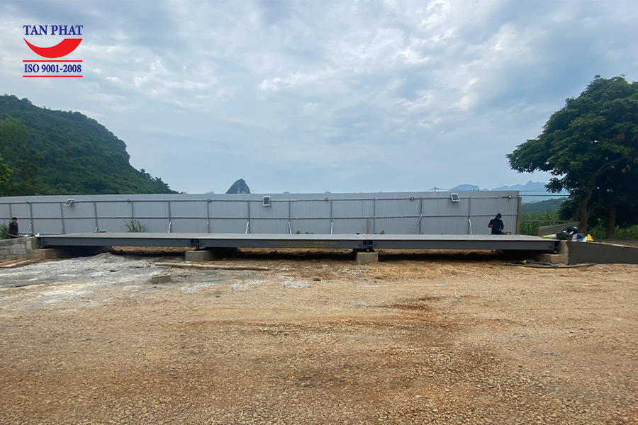 Cân 100 tấn lắp tại Bắc Ninh