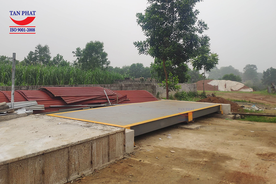 Cân 60 tấn kích thước 8x3m lắp đặt tại Thanh Hóa.