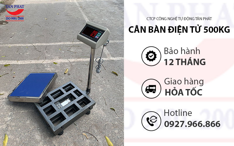 Cân bàn điện tử 500kg Tân Phát