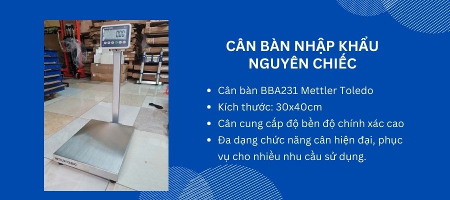 Cân bàn nhập khẩu nguyên chiếc