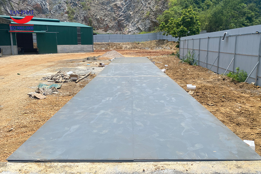 Cân điện tử 100 tấn lắp tại Bắc Ninh