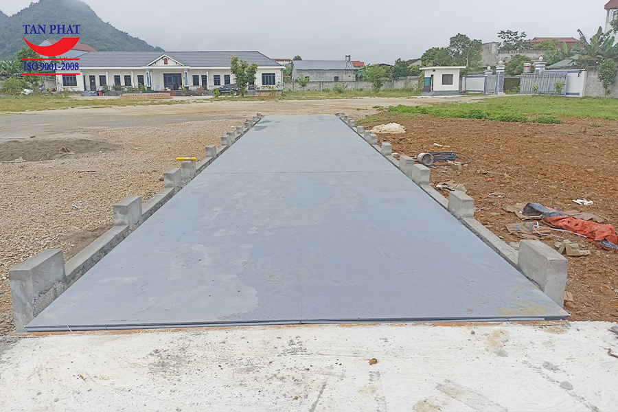 Cân điện tử 150 tấn lắp tại Cao Bằng