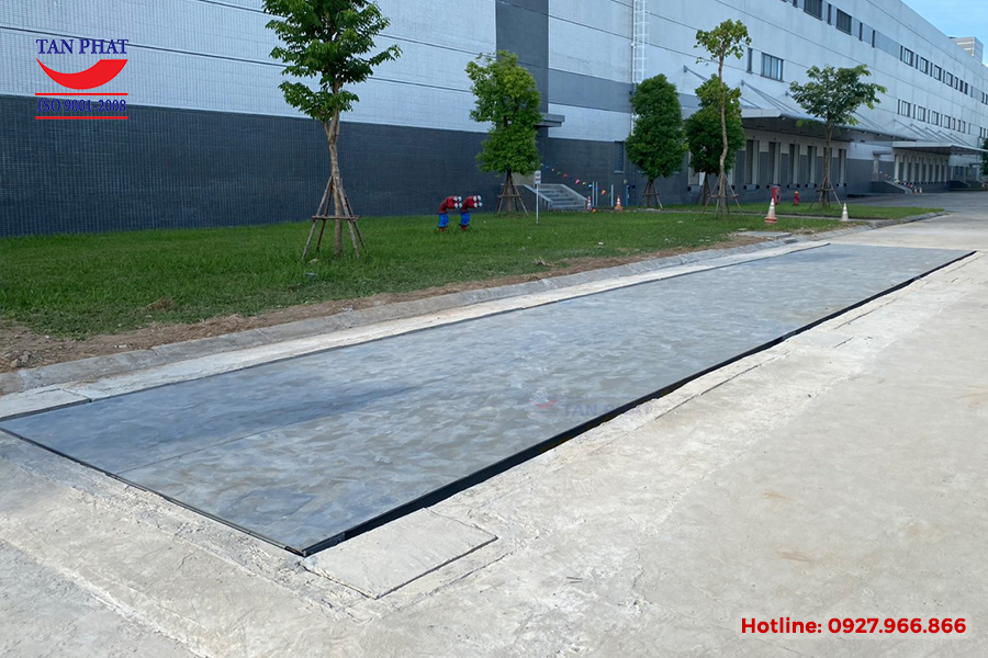 Dự án cân điện tử 60 tấn (18x3m) lắp đặt kiểu chìm tại KCN Đồng Văn I, tỉnh Hà Nam.