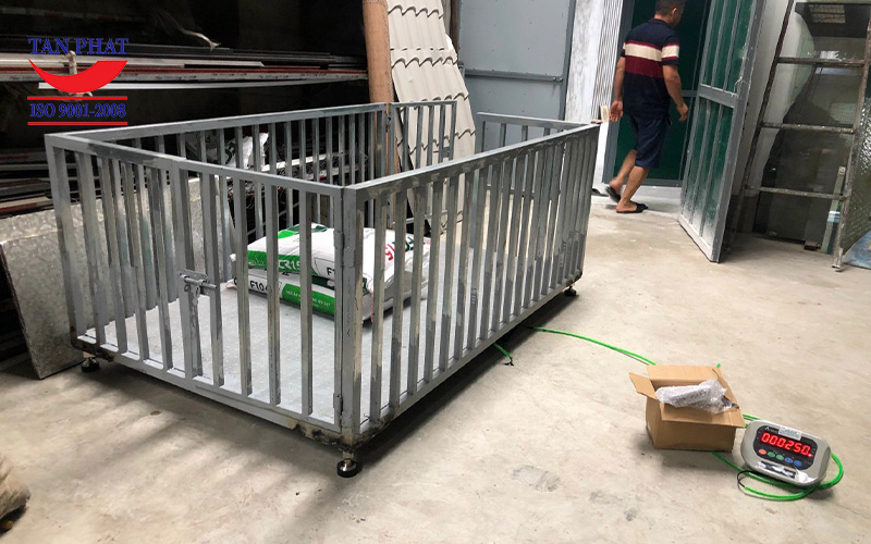 Cân lợn điện tử (loại 2 tấn) sử dụng đầu cân A501E HP