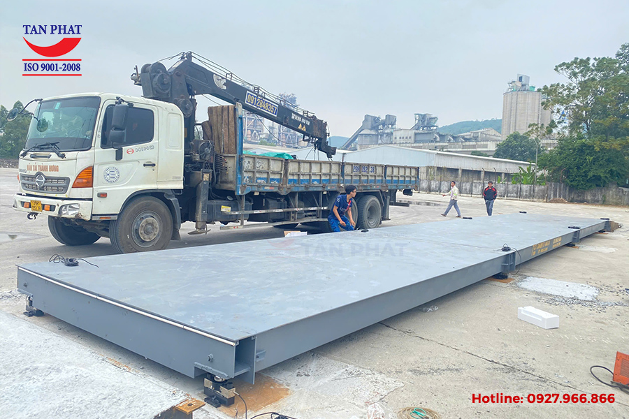 Cân ô tô 100 tấn lắp đặt tại Nghi Sơn, Thanh Hóa