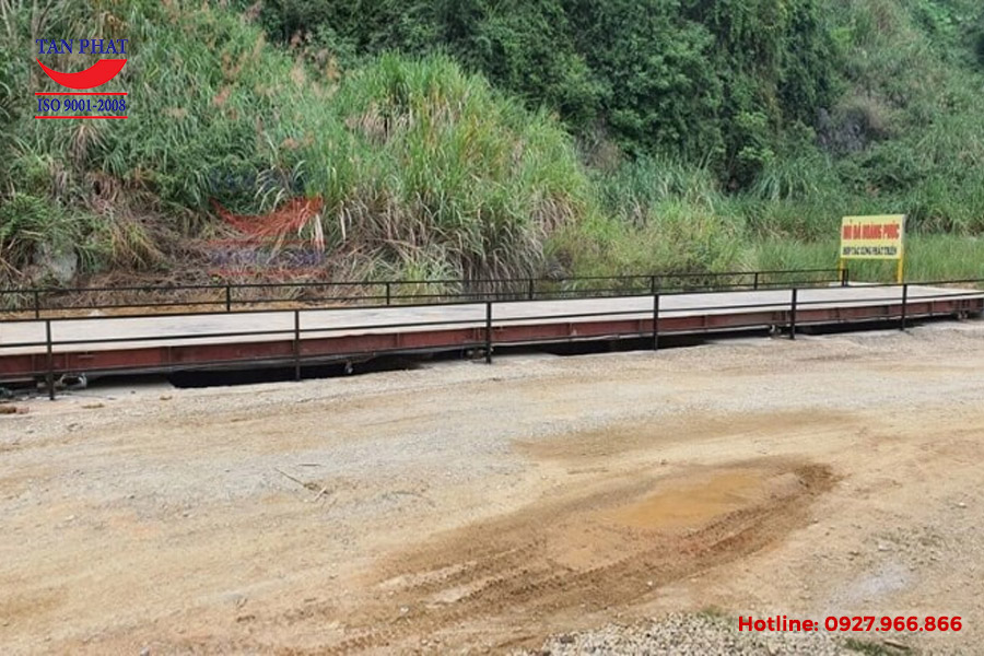 Lắp đặt trạm cân 120 tấn cho mỏ đá ở tỉnh Lạng Sơn