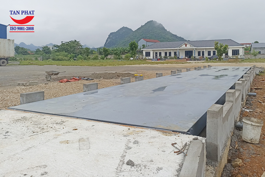 Cân ô tô 150 tấn lắp tại Cao Bằng