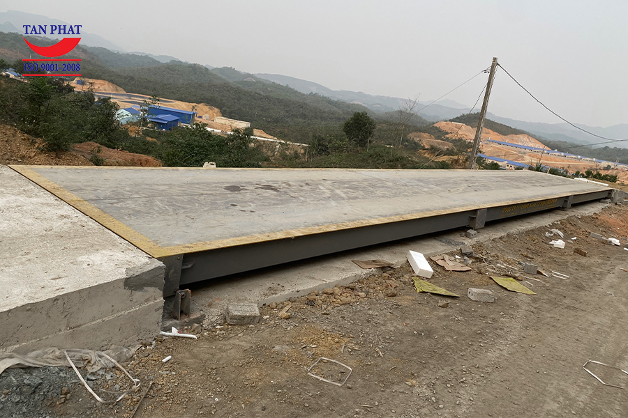 Cân ô tô 80 tấn kích thước 18x3m lắp đặt tại Thái Nguyên