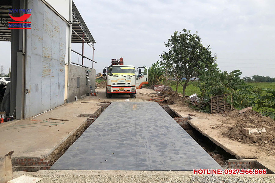 Lắp đặt trạm cân điện tử 60 tấn dài 12m mang lại nhiều lợi ích trong hoạt động sản xuất, kinh doanh của doanh nghiệp tại Thái Bình