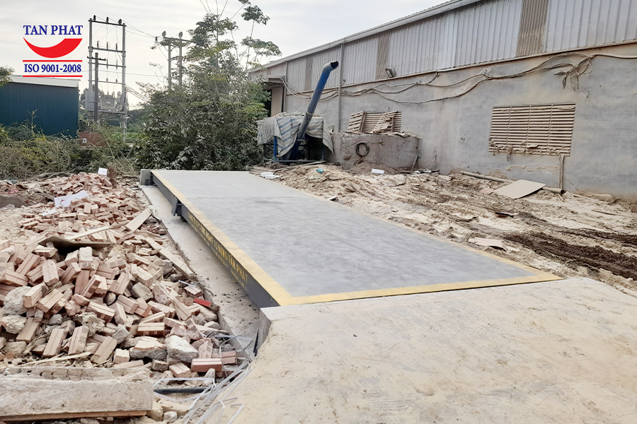 Cân ô tô 60 tấn kích thước 12x3m lắp đặt tại Hưng Yên