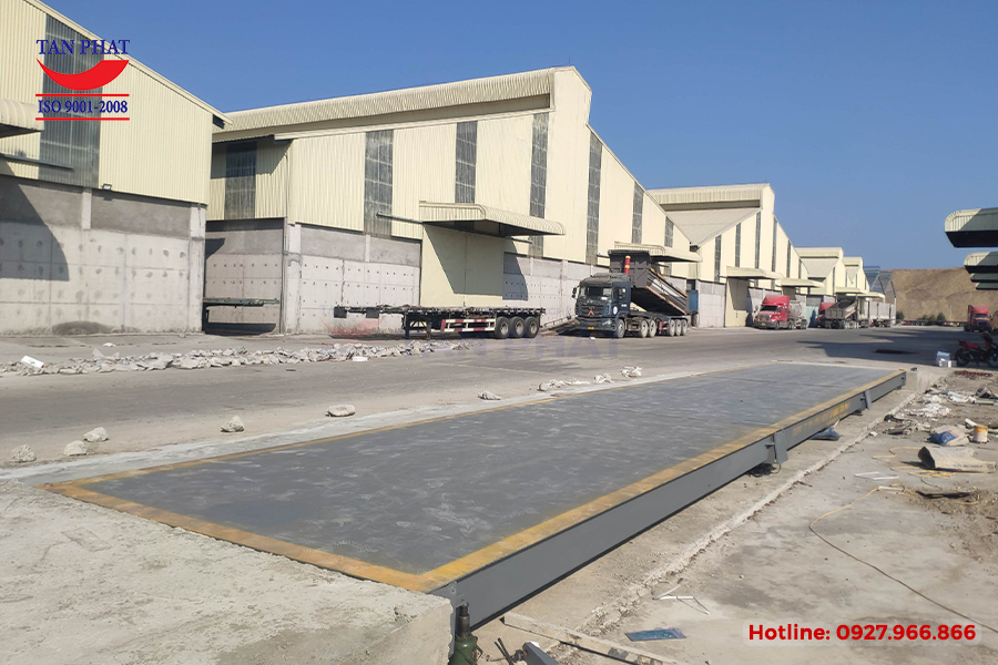 Dự án cân ô tô 80 tấn 18x3m lắp tại huyện Cẩm Phả tỉnh Quảng Ninh.