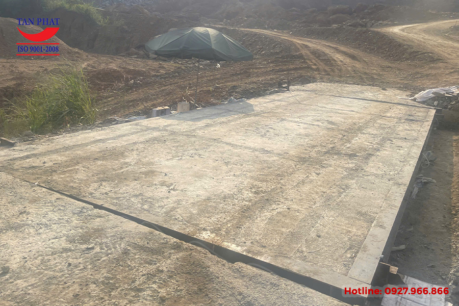 Cân ô tô điện tử 120 tấn (sàn bê tông) lắp đặt tại tỉnh Hòa Bình