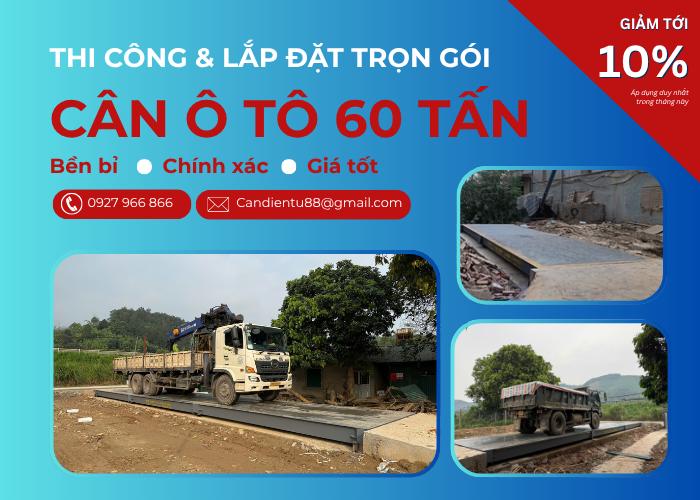 Cân ô tô điện tử 60 tấn