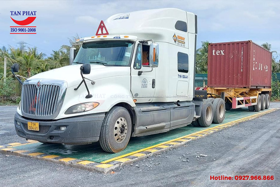 Cân ô tô điện tử giảm tình trạng xe quá tải