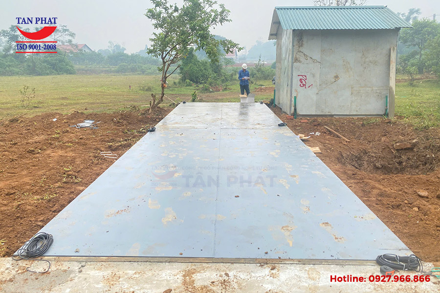 Cân ô tô điện tử lắp tại Tuyên Quang