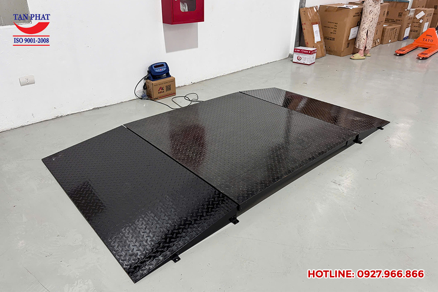 Cân sàn có dốc lên xuống