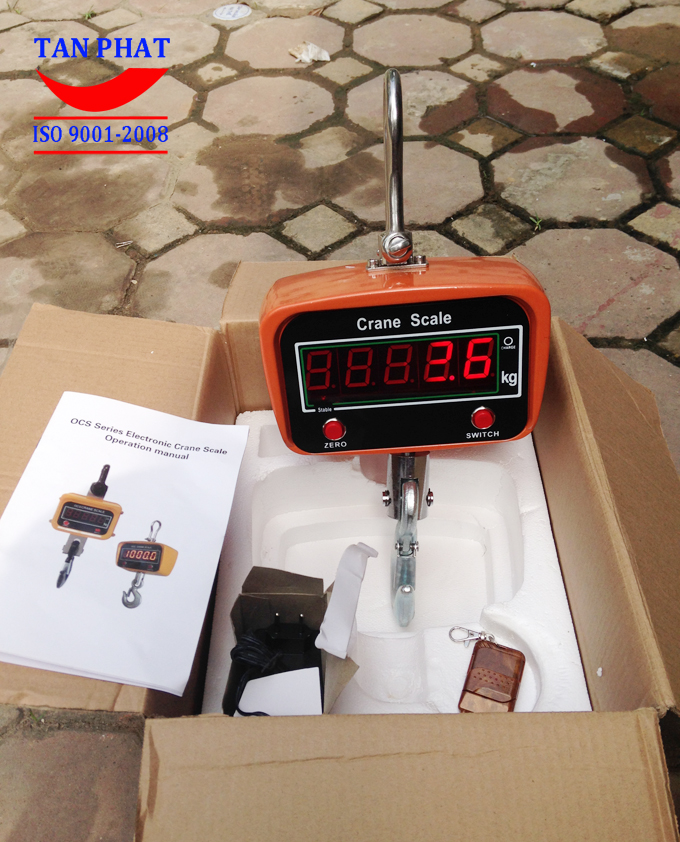 Cân treo 1 tấn OCS cân chính xác, độ bền cao