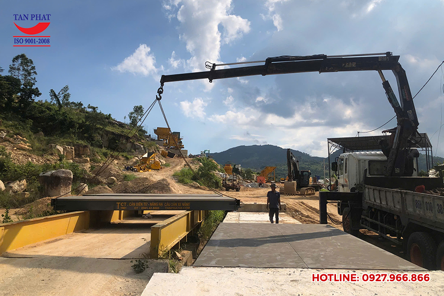 Cầu cân điện tử lắp tại Bình Thuận