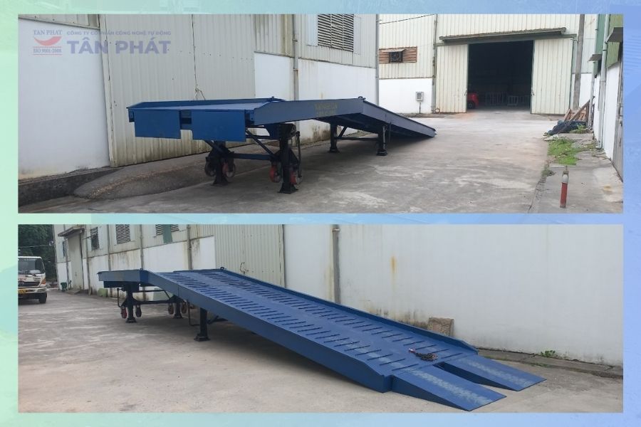 Cầu dẫn xe nâng 8 tấn thiết kế bền bỉ vững chắc