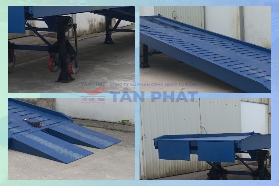 Một số bộ phận quan trọng của cầu lên container 8 tấn