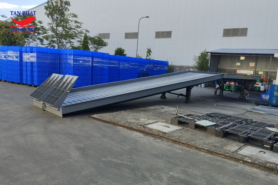 Cầu xe nâng 2 khúc