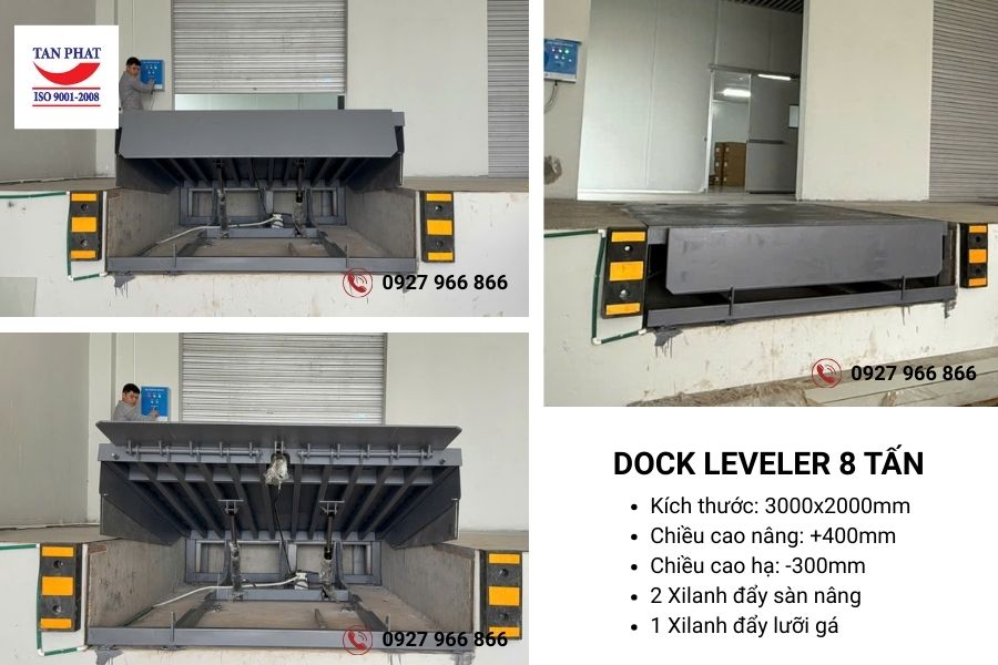 Sàn nâng thủy lực 8 tấn