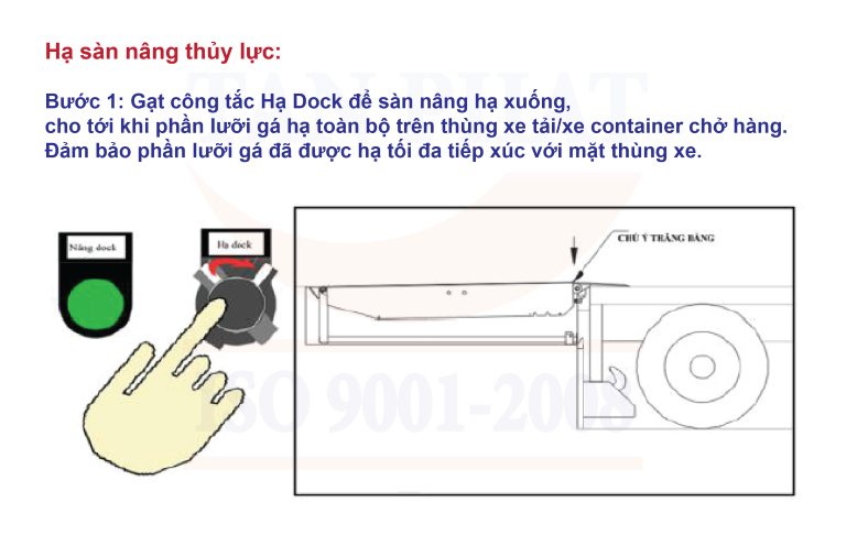 Hạ sàn nâng thủy lực
