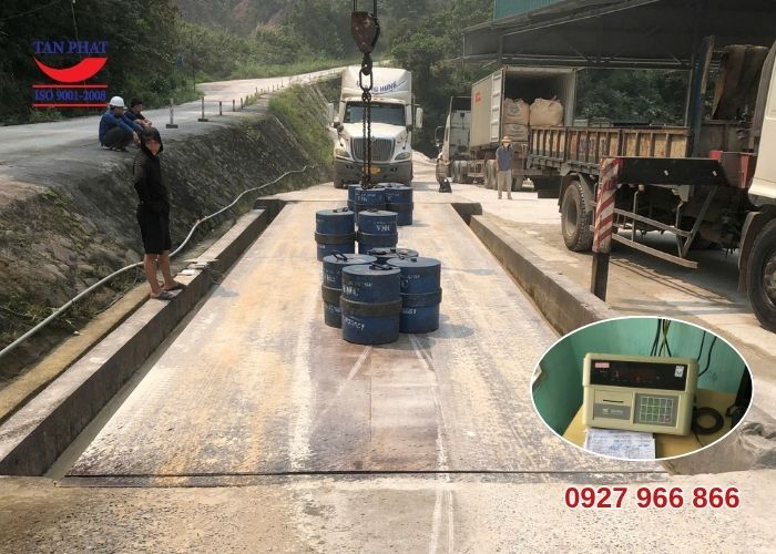 Kiểm định cân ô tô 60 tấn tại Quảng Đức, Quảng Ninh