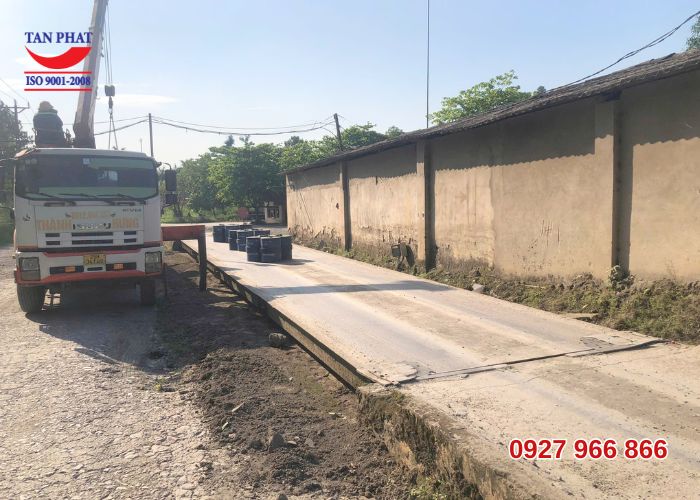 Kiểm định trạm cân điện tử 100 tấn tại Phú Thọ