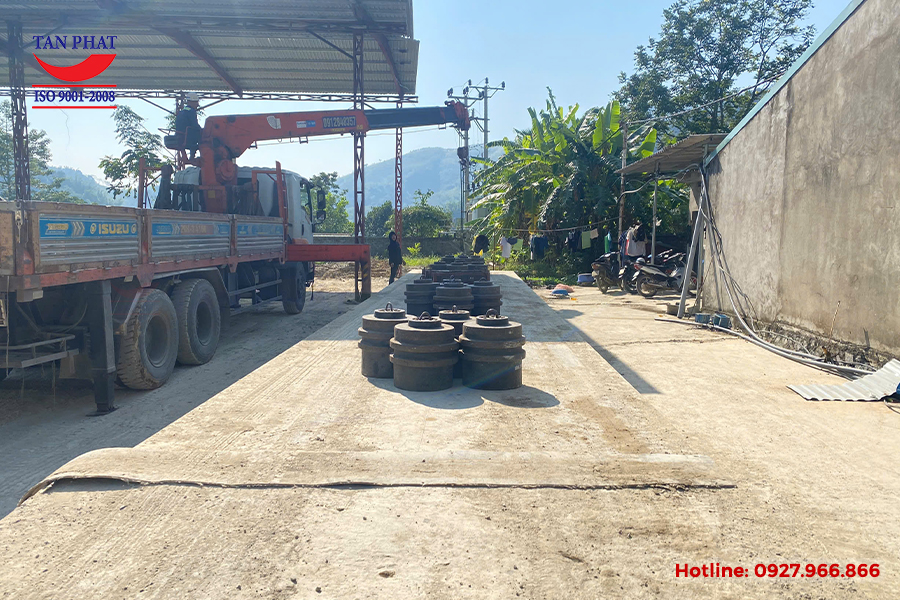 Kiểm định trạm cân 100 tấn tại huyện Đà Bắc, Hòa Bình