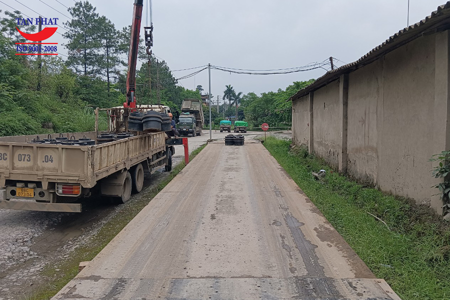 Kiểm định trạm cân ô tô 120 tấn