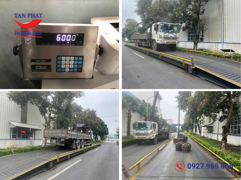 Kiểm định trạm cân ô tô 80 tấn tại Hải Phòng