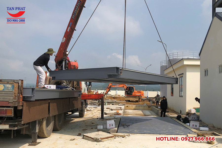 Lắp cân điện tử 80 tấn