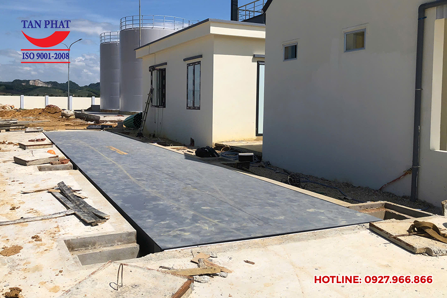 Lắp đặt cân điện tử 80 tấn tại Thanh Hóa