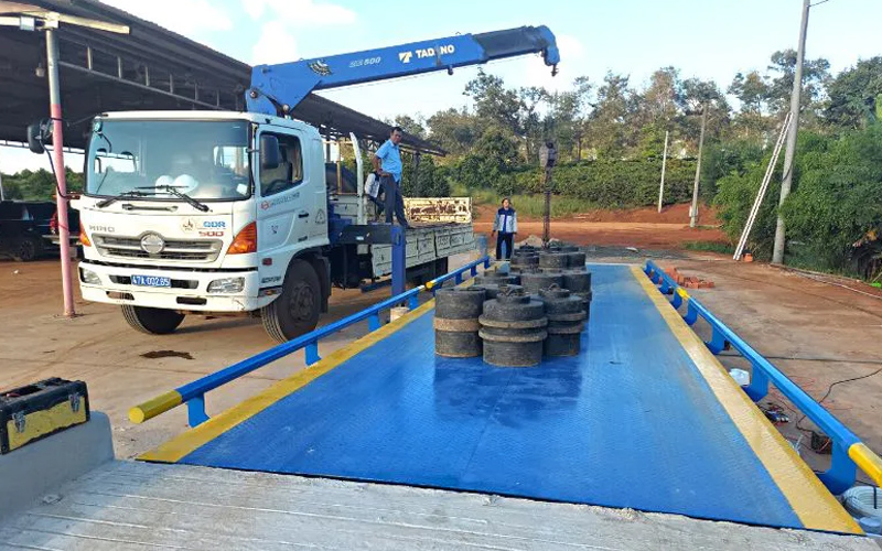 Lắp đặt trạm cân