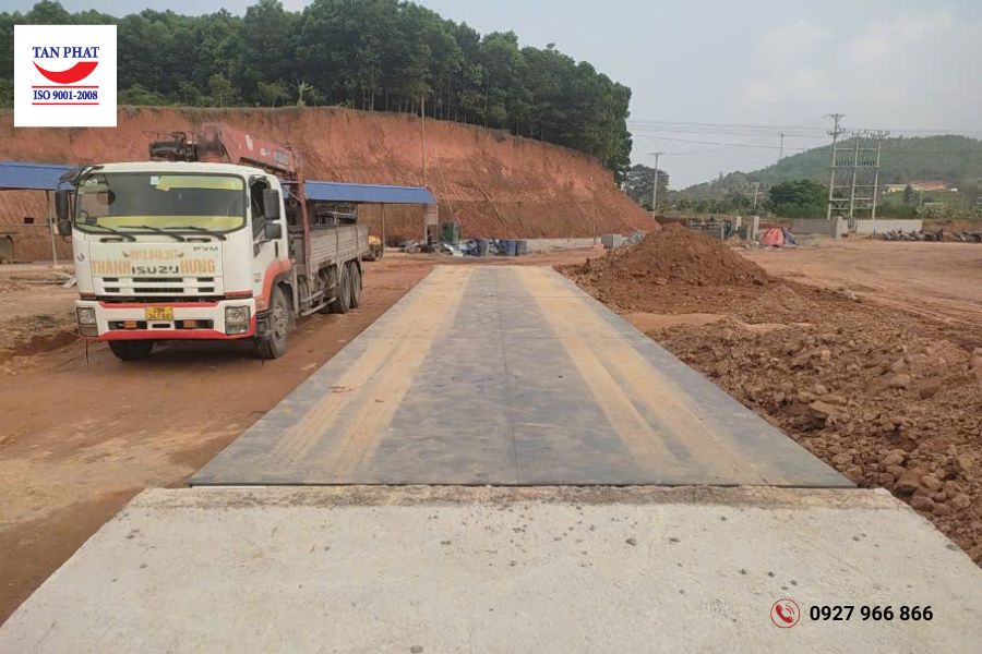 Ưu điểm của trạm cân điện tử 150 tấn dài 18m lắp đặt tại Thường Xuân, Thanh Hóa