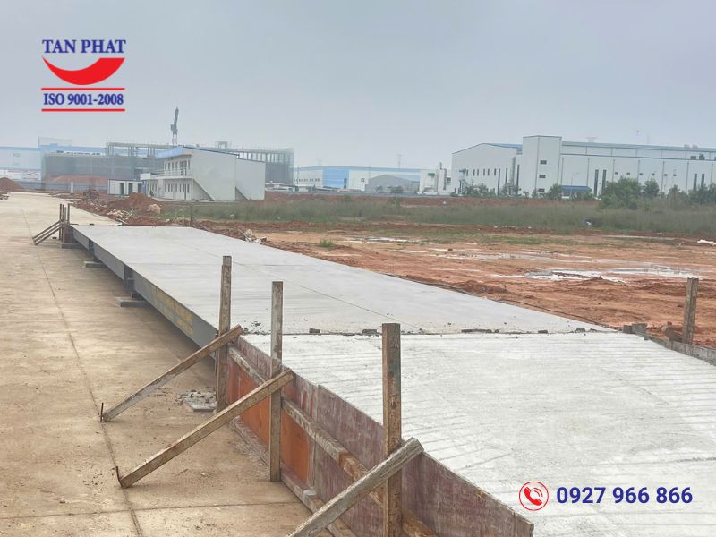 Hoàn thiện lắp đặt trạm cân điện tử tại Thái Nguyên