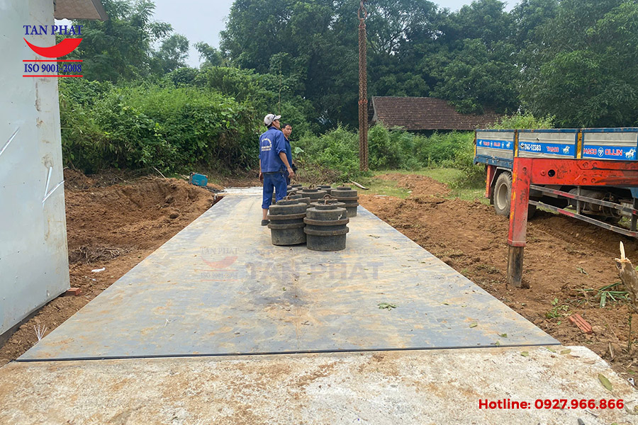 Lắp đặt trạm cân ô tô điện tử tại Tuyên Quang